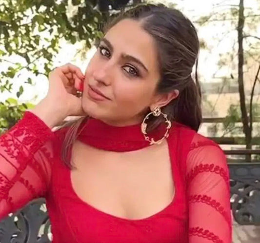 Sara Ali Khan Inspired Earrings-  green