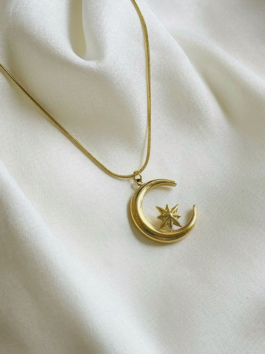 Moon Star Necklace