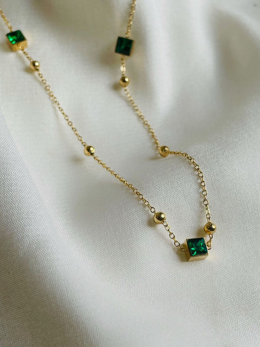 Caroline Necklace - green
