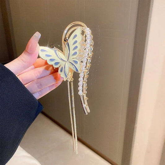 Pearl Butterfly Claw Clutcher