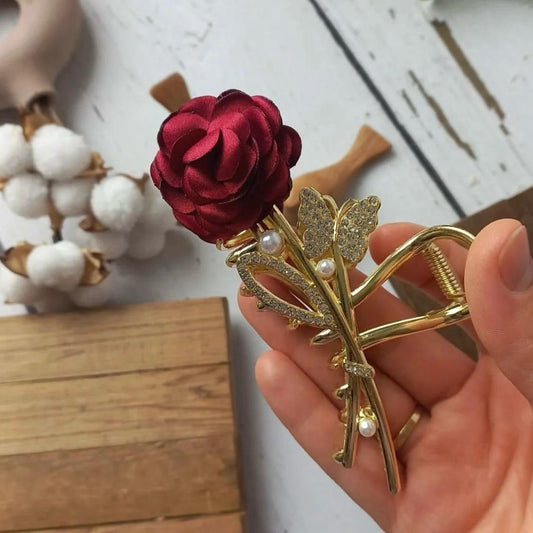 Be My Rose! Premium Hair Claw Clutcher