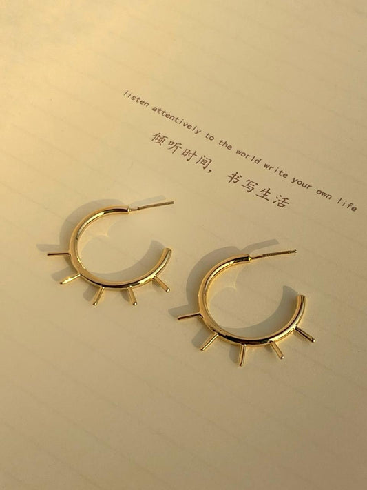 Eye Statement Hoop Earrings