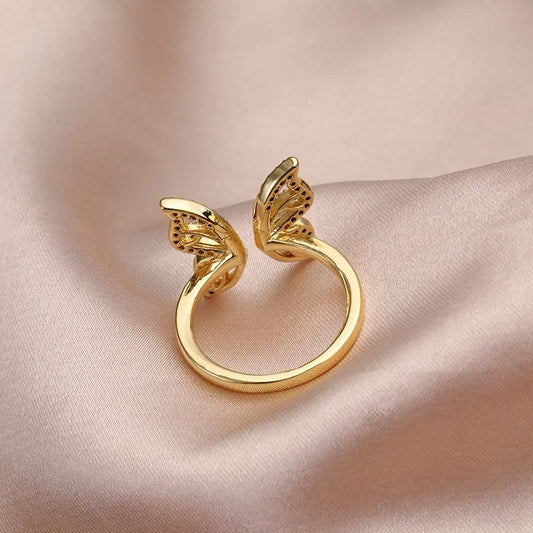 Angel wings Ring- golden