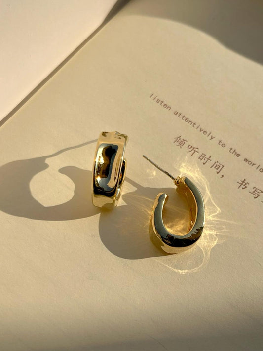 Bold Aesthetic Hoop Earrings