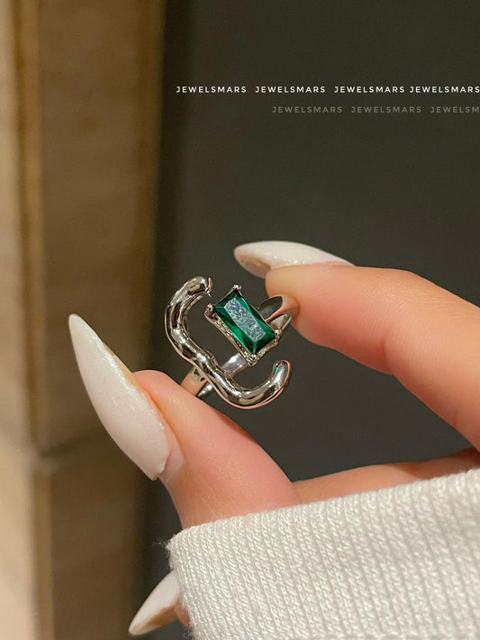 Statement Ring- green