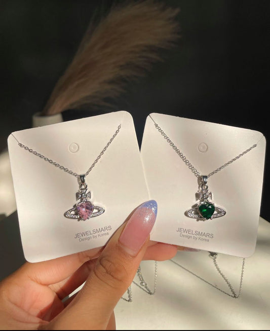 Planet necklace