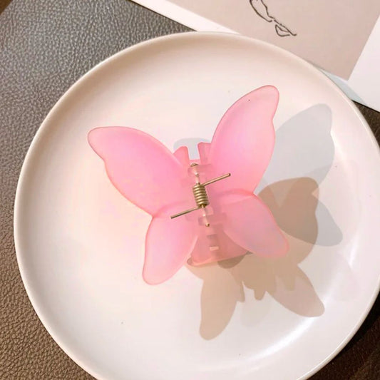 Butterfly Claw Clutcher- pink