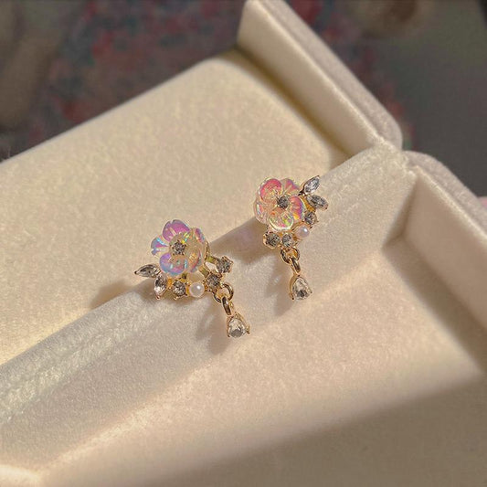 Fairy frost Floral earrings
