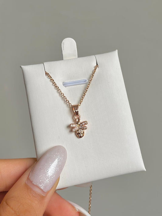 Minimal Bumblebee Necklace