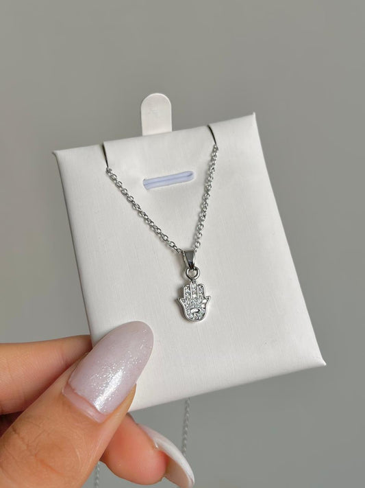 Hamsa Evil Eye Necklace