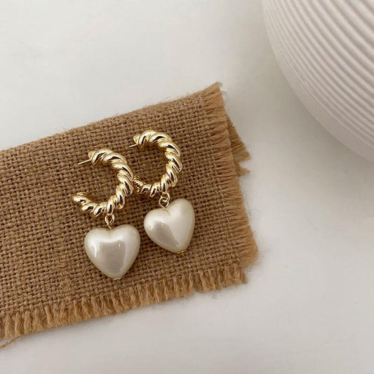 Heart Hoop Earrings
