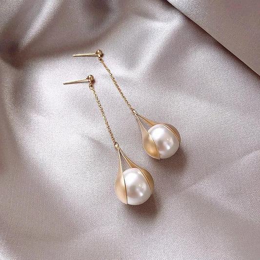 Allure Pearl Drop Earrings