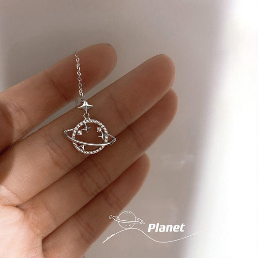Saturn Planet Necklace