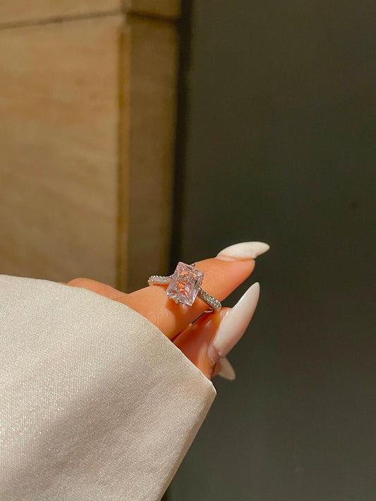 Luxe Promise Ring- pink