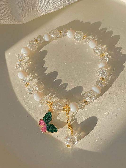 Lost in the paradise bracelet- white