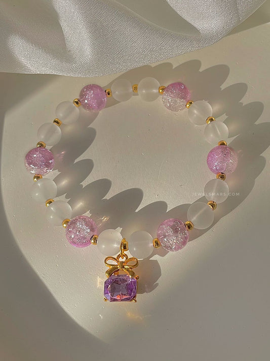 Bow Me Bracelet- purple