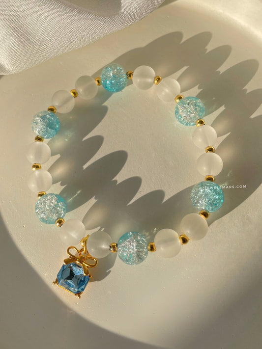 Bow Me Bracelet- blue