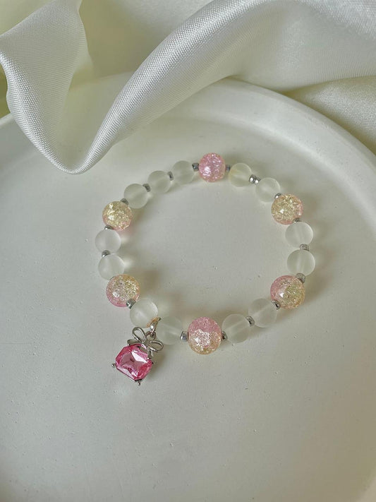 Bow Me Bracelet- pink