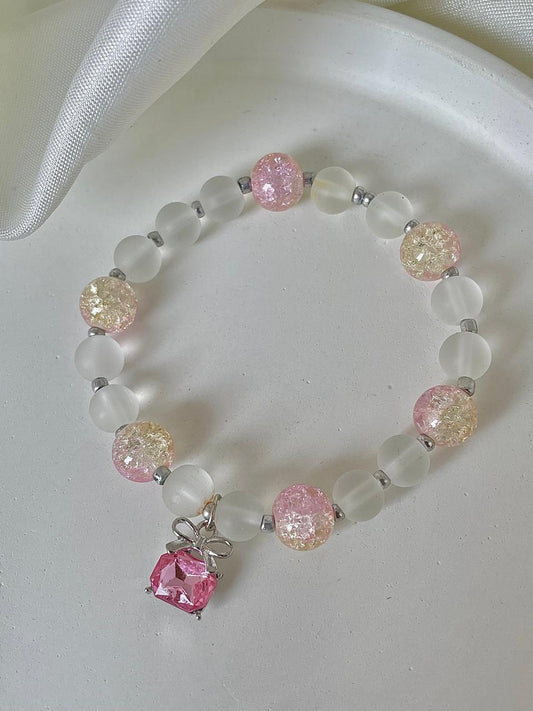 Bow Me Bracelet- pink