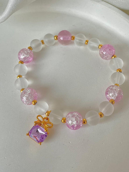 Bow Me Bracelet- purple