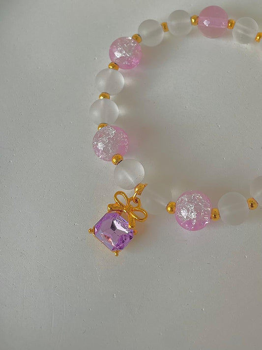 Bow Me Bracelet- purple