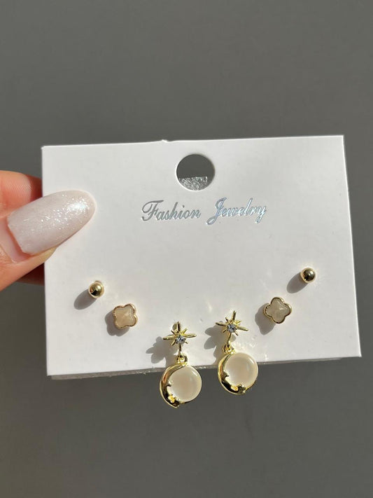 Moon Star Earrings combo