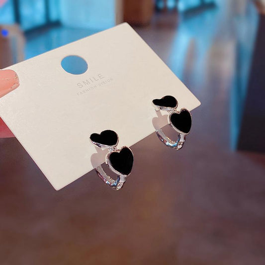 Heart Hoop Earrings