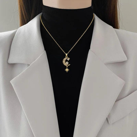 Moon Star Lover Necklace