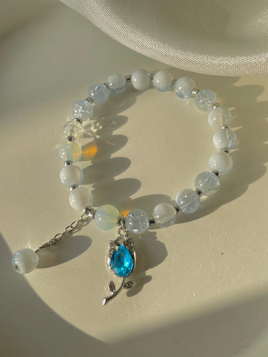 Rosie Rose Bracelet- blue