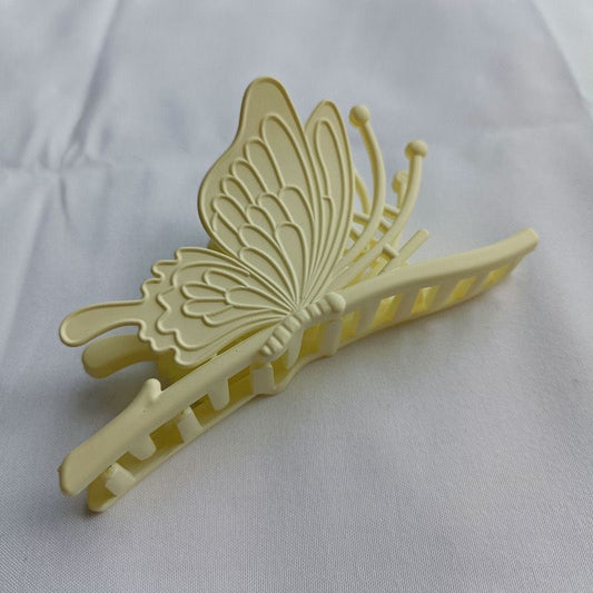 Good vibes Butterfly Claw- off white