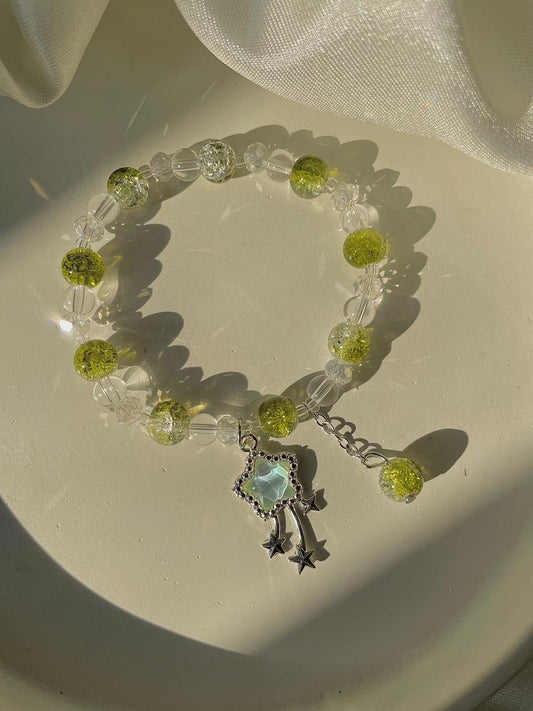 Shooting Star Bracelet- green blue