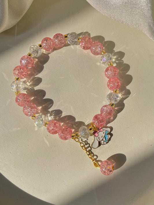 Pinky Pink- cute bracelet