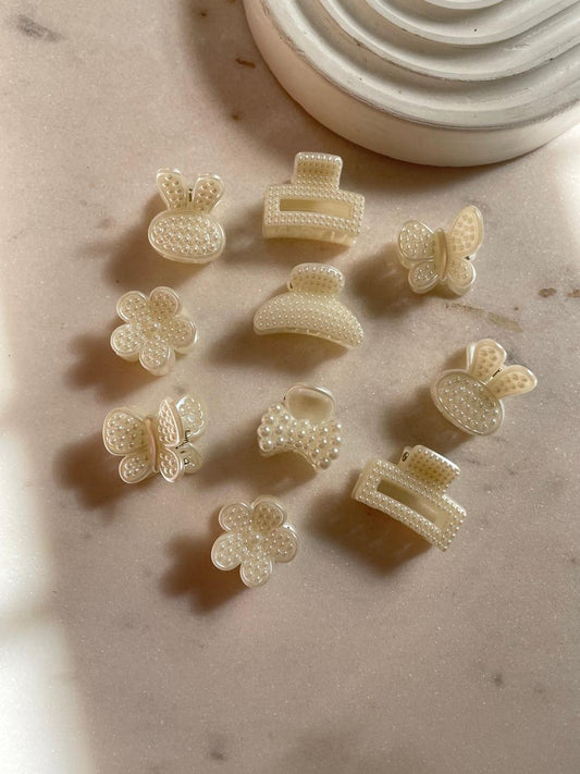Pack of 10 Mini Hair claws