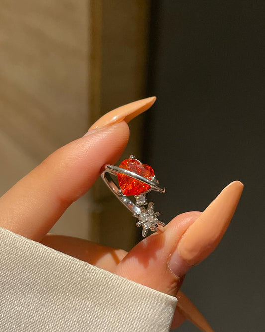 Fairycore Ring- orangish red