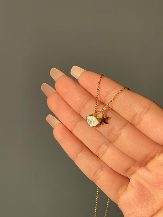 Beach Day Necklace [18k gold plated]