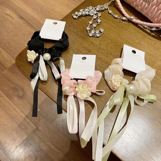 Dreamy Floral Bow Hairties