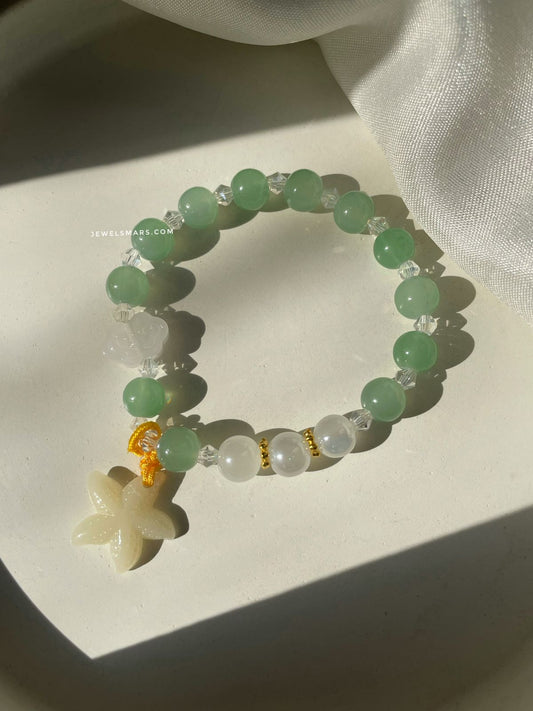 Ocean Starfish Bracelet- green