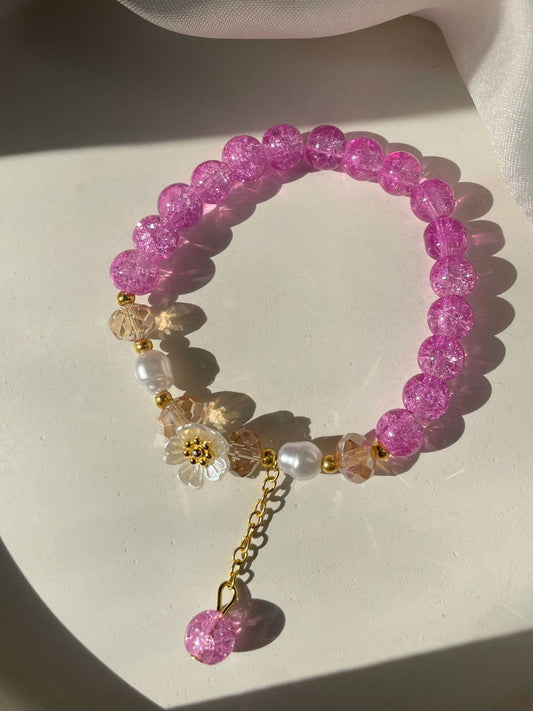 Dreamland Floral Bracelet- purple