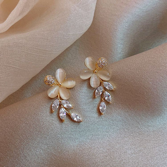 Dreamy Flower Petal Earrings
