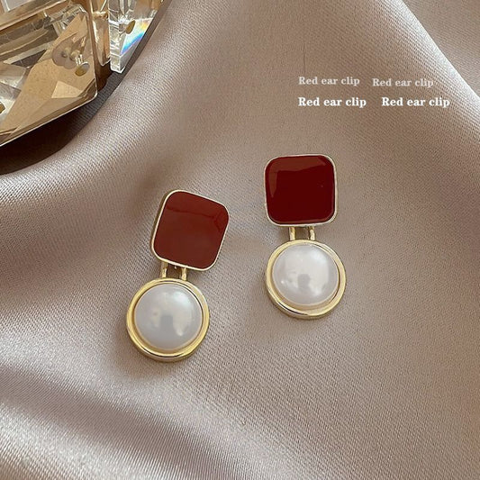 December Red Earrings