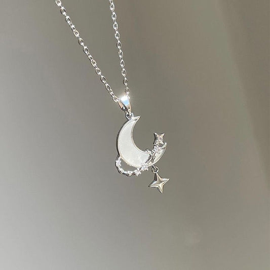 Wish Granted Moon Necklace