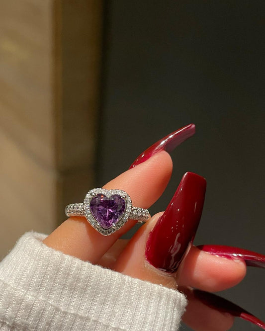 Soulmate love Ring- purple