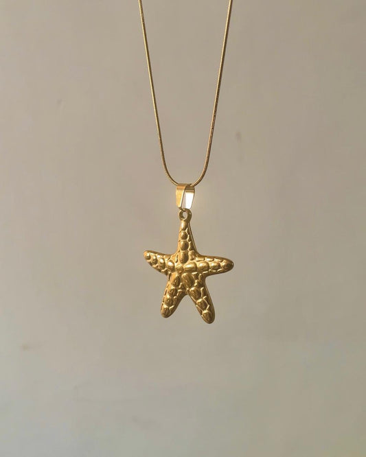 Bold Starfish Necklace [stainless steel]