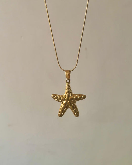 Bold Starfish Necklace [stainless steel]
