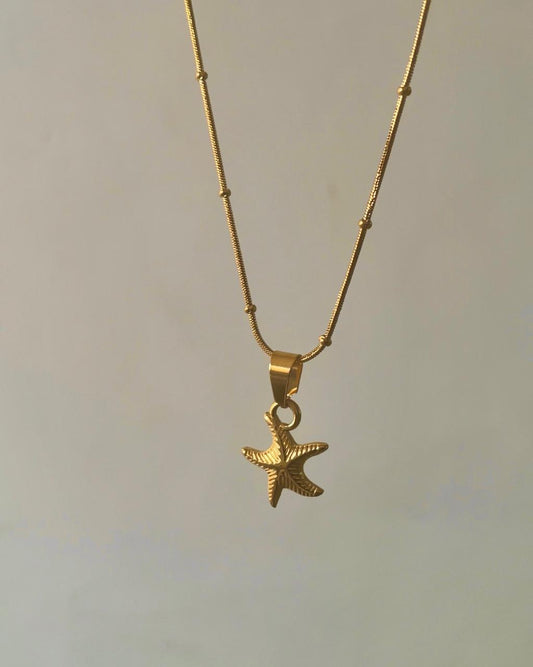 Minimal Starfish Necklace [stainless steel]