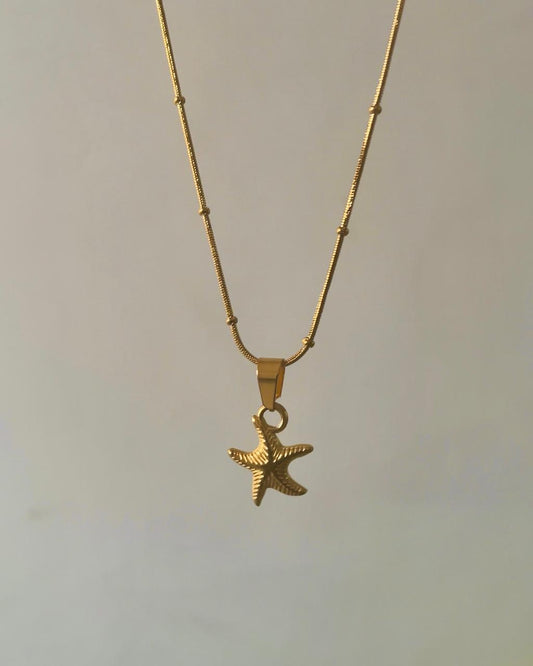 Minimal Starfish Necklace [stainless steel]