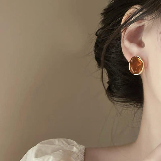 Browns Office Earrings