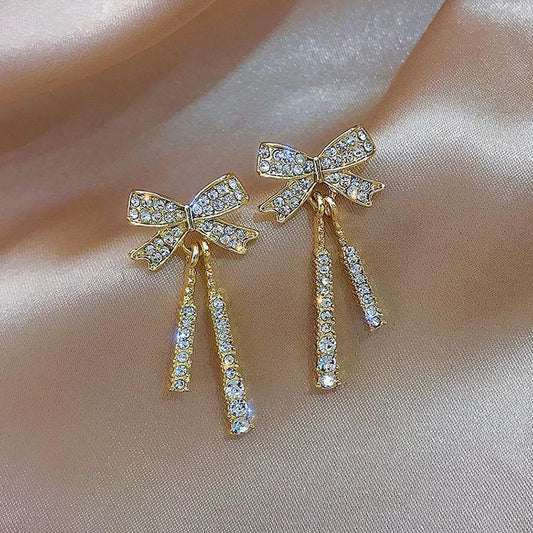 Bow dandling Earrings