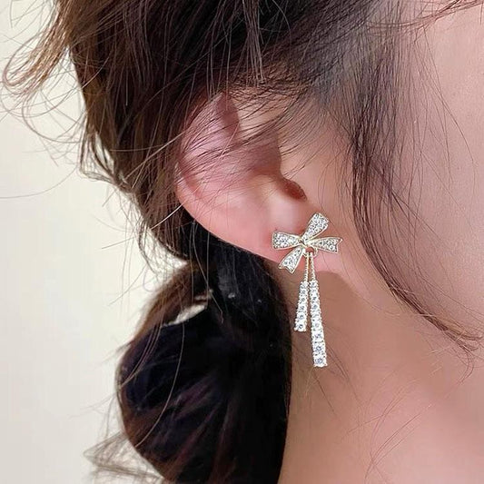 Bow dandling Earrings
