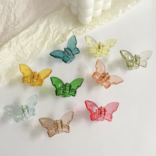 Butterfly Crystal Claw Clips- small
